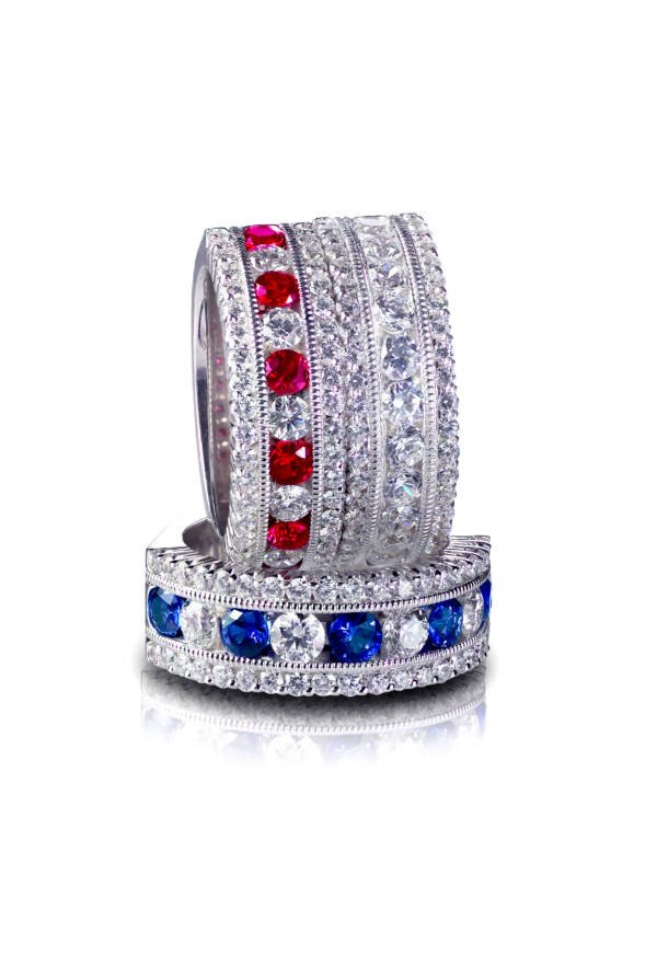Sortija Bicolor con Zirconitas