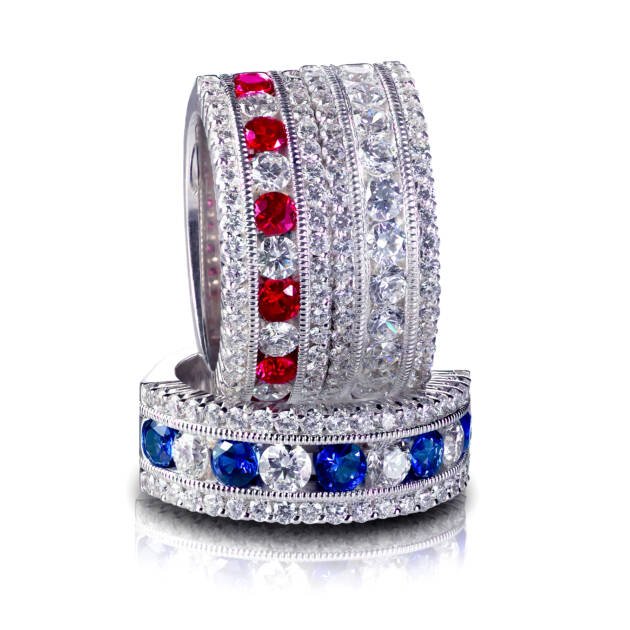 Sortija Bicolor con Zirconitas